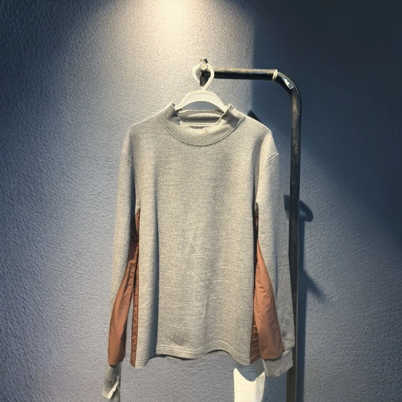 修身型长袖通用圆领纯色常规款简约T恤宽松型绒衫女CX42FE3521