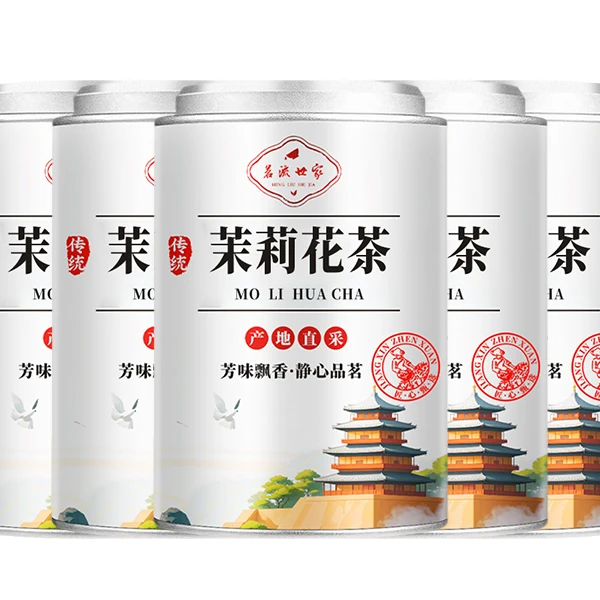 花茶特级茉莉飘雪2025新茶茉莉花茶绿茶古法窨制浓香罐装茶叶新茶