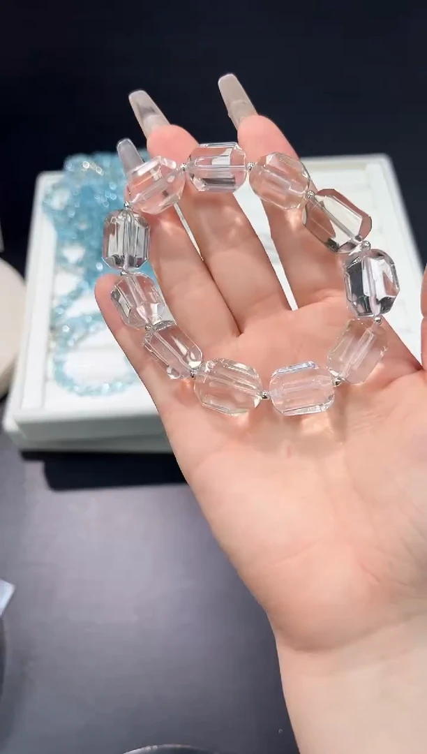水晶手串未镶嵌16a多样性发其一【1条】默认微瑕