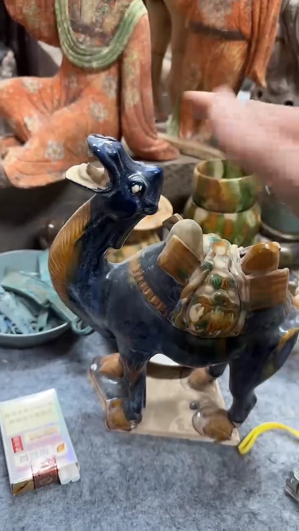 陶瓷唐三彩陶瓷摆件