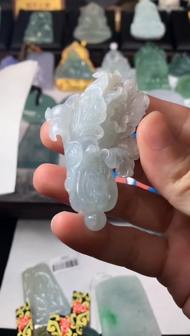 未镶嵌定制翡翠A***_毛货不退不换