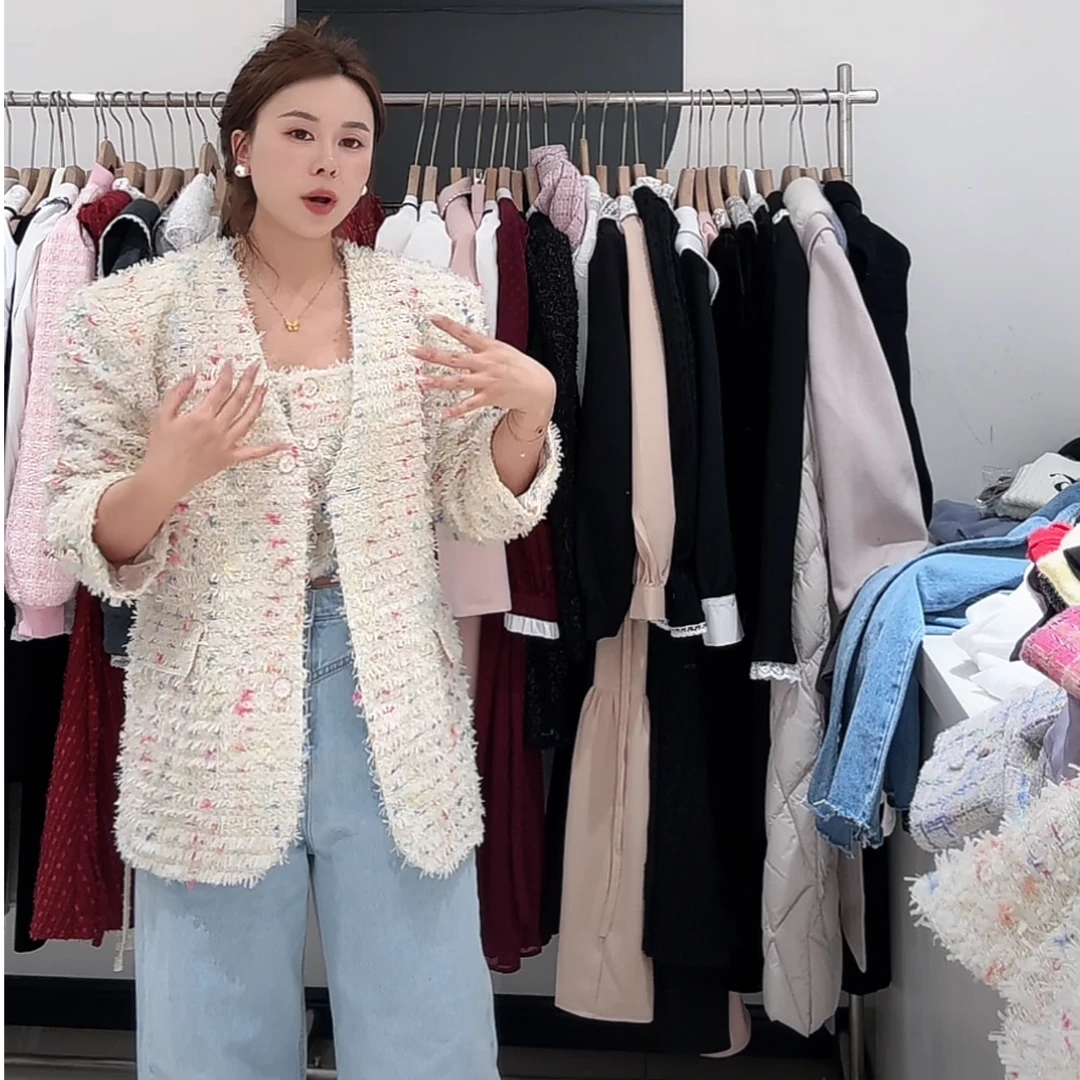 莹的店自制小香两件套外套