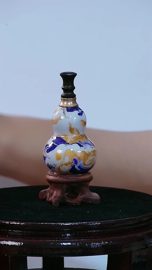 藤。****?葫芦茶刀把件261