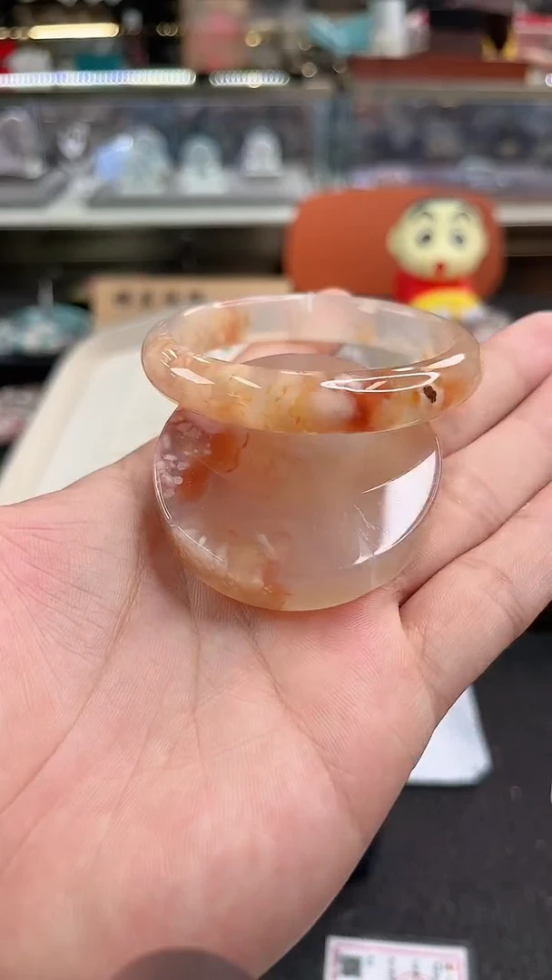 未镶嵌手镯石英质玉54圈口 （赠品镯心）6749566