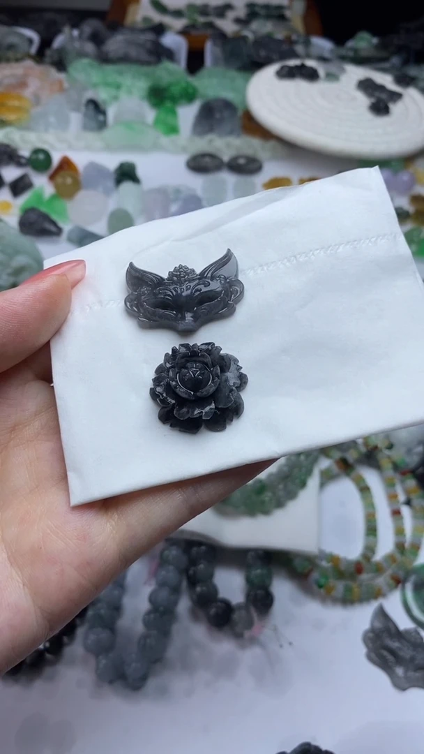 定制翡翠未镶嵌毛货定制不退不换