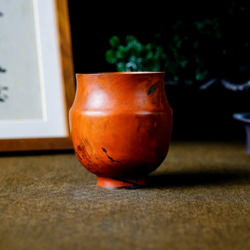 【东芳礼序】葫芦红建水（春喜铜）纯手工陶瓷