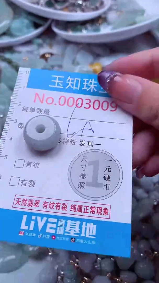 翡翠未镶嵌吊坠(不含链)3009