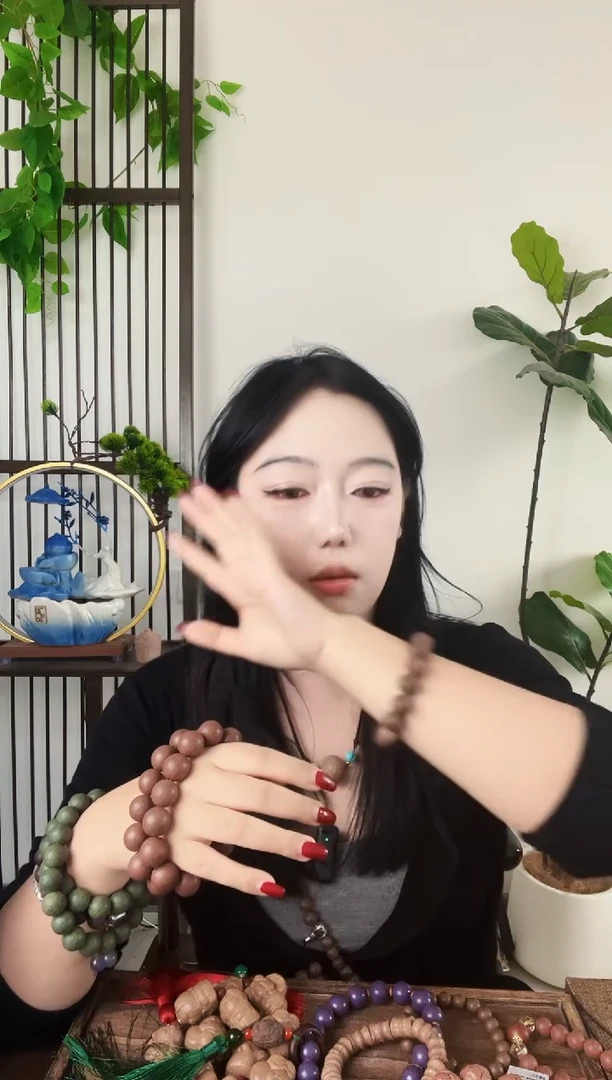 泥塑【桂花木犀手串】古法合香