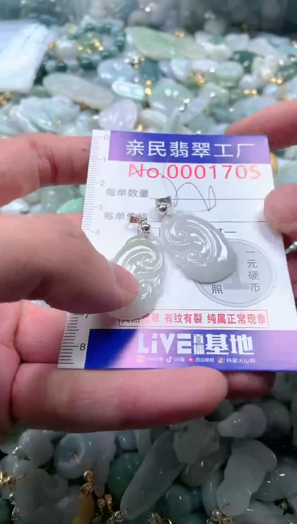 【闪购商品】翡翠吊坠(不含链)未镶嵌1705多样性发一单（一单2个