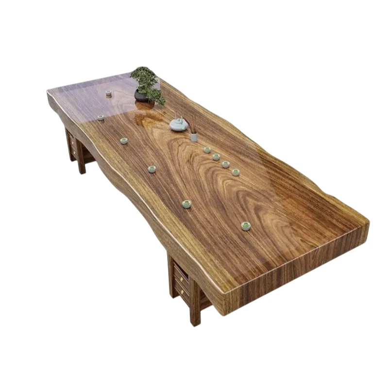 老板专属链接新中式办公室实木茶桌椅组合茶桌大板桌新中式茶台