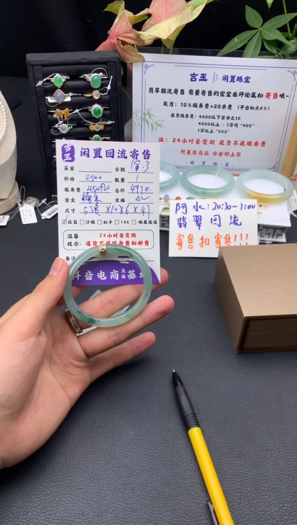 未镶嵌手镯翡翠手镯