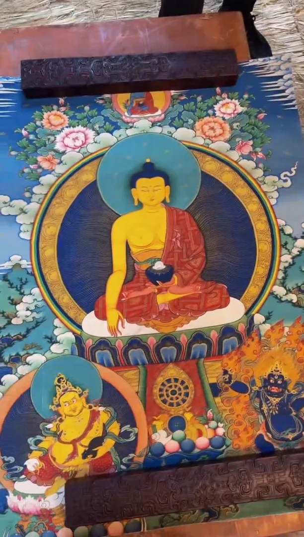 装裱画精品手绘唐卡链接--A110释迦牟尼佛
