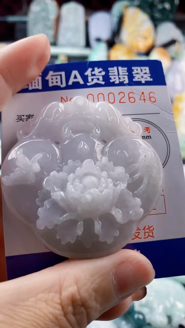 翡翠未镶嵌吊坠(不含链)1