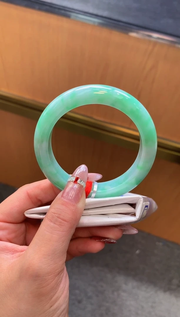 未镶嵌手镯翡翠-F69-正圈55