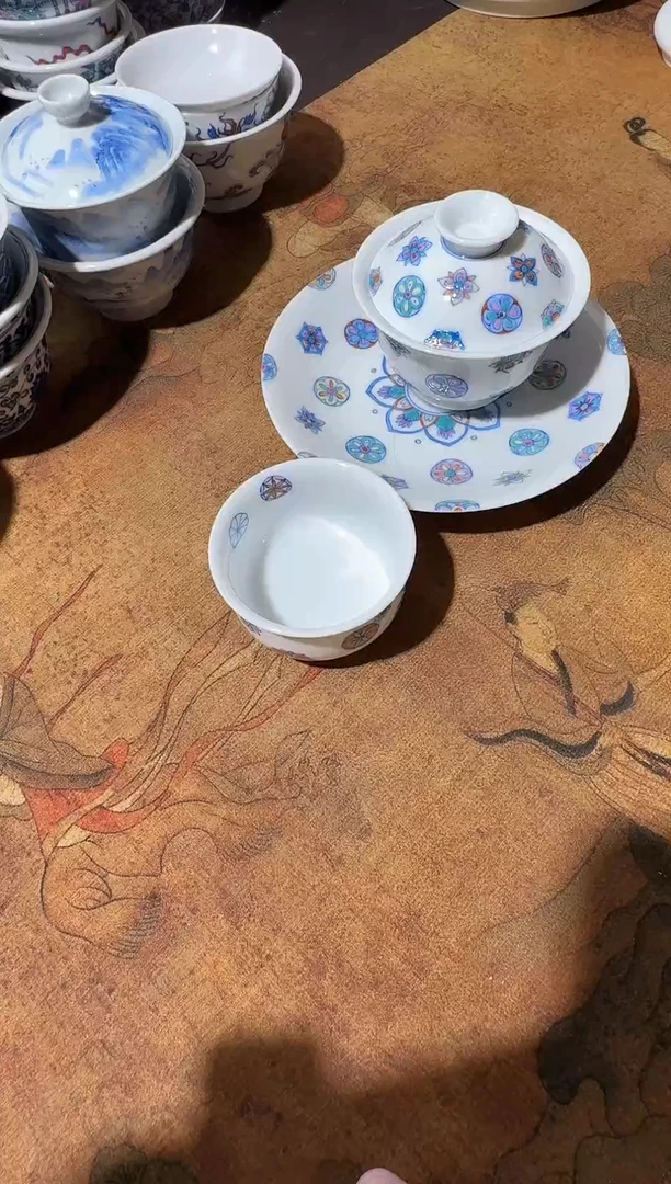 景德镇手绘茶器8888