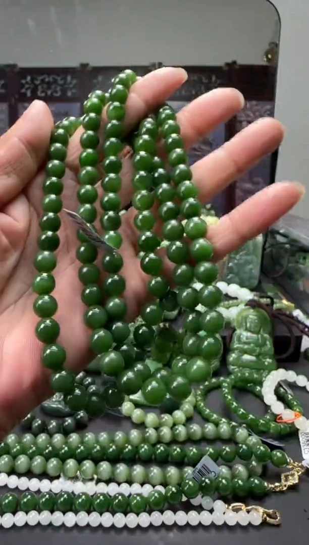 未镶嵌和田玉珠宝奇石项链