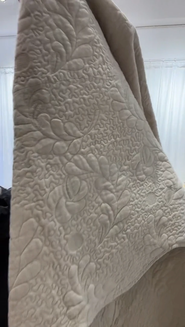 棉200*220一面纯棉一面绒床盖97号微瑕