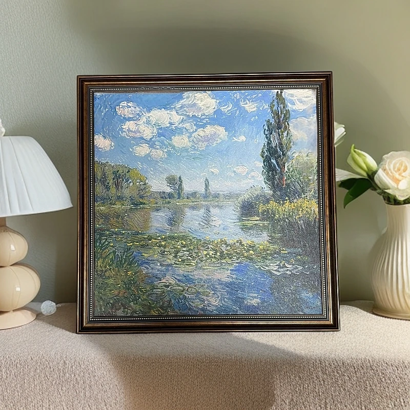 159莫奈世界名画玄关卧室小众艺术客厅背景墙画抽象酒店民宿挂画