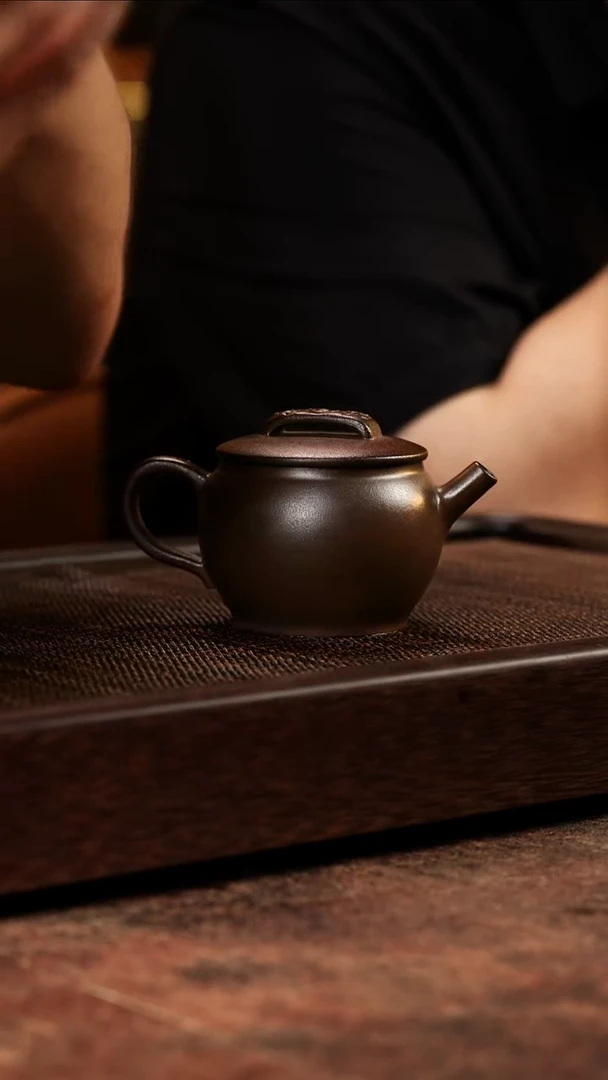 茶壶紫砂如意 爆堂柴烧