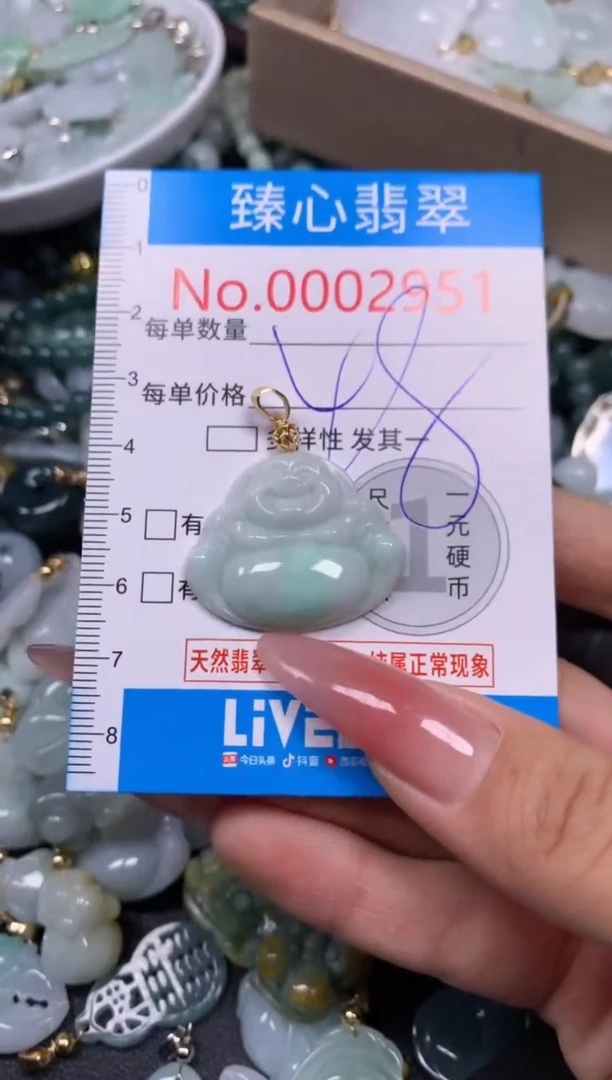 【闪购商品】翡翠颈饰未镶嵌含绳0002951