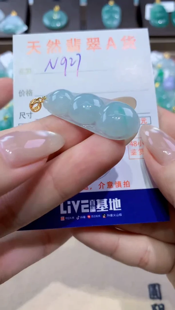 颈饰未镶嵌翡翠天然缅甸翡翠A货挂件