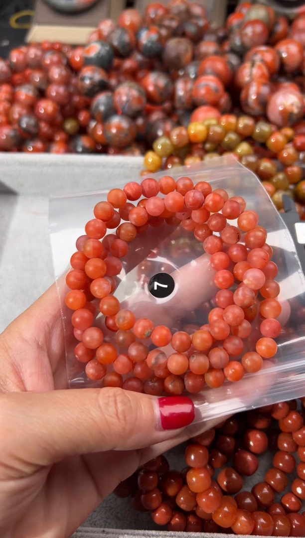 未镶嵌手串南红玛瑙7+