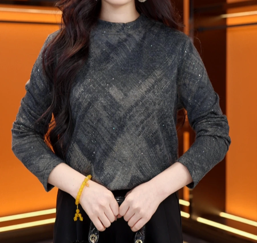 堇兰2025新款新中式国风设计感气质打底衫上衣M1130鑫鑫