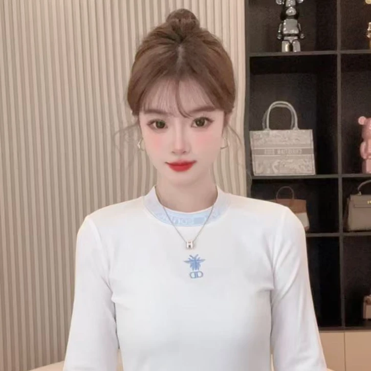 珊珊SOYFSD-2024年新款上衣短袖时尚休闲圆领秋季显瘦F1323