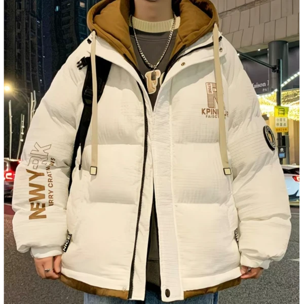 2-3，情侣棉衣，男士断码，潮流休闲，连帽百搭，加厚保暖