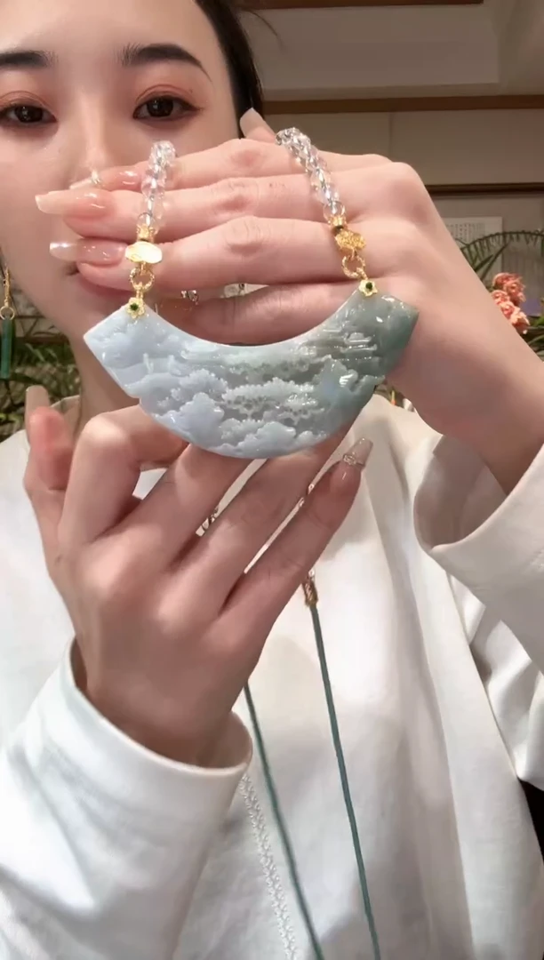 【闪购商品】翡翠颈饰未镶嵌国风