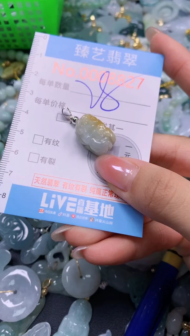 颈饰未镶嵌翡翠8827