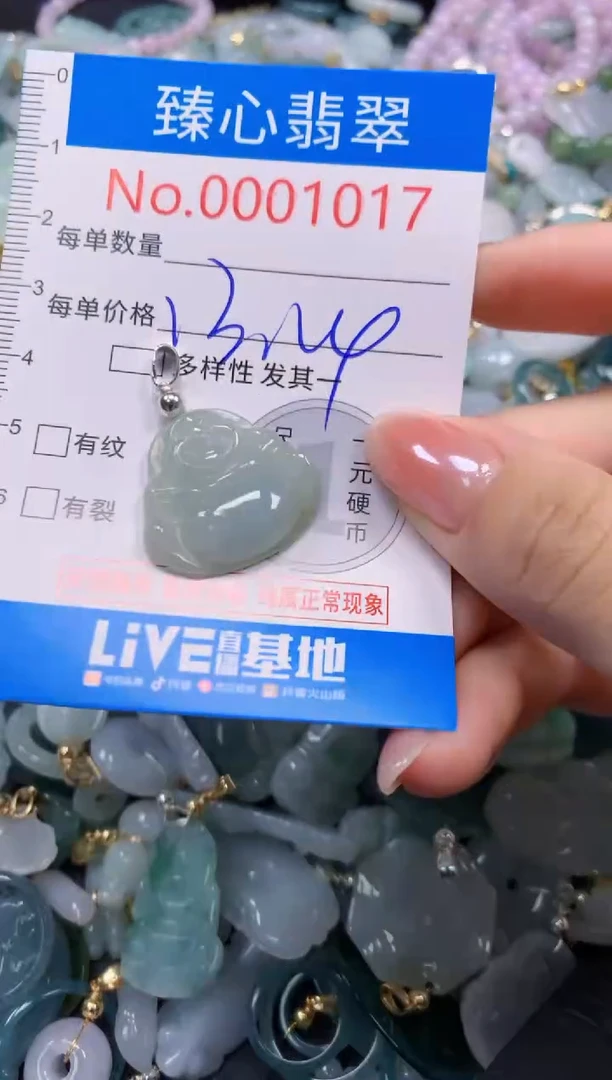 吊坠(不含链)未镶嵌翡翠1017