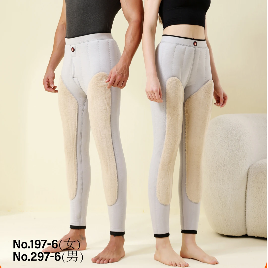 正品100%填充纯羊毛保暖裤2025冬季新品厚款护膝加厚内穿羊毛棉裤