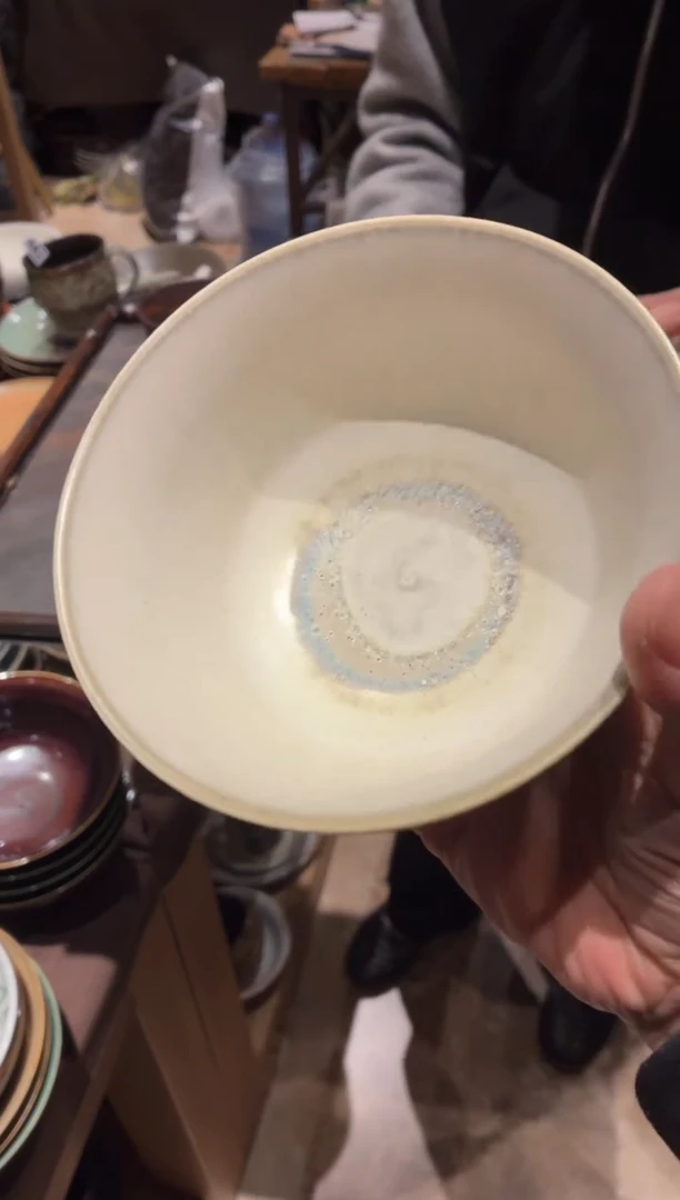 瓷片?****?451凌霄马蹄碗1个