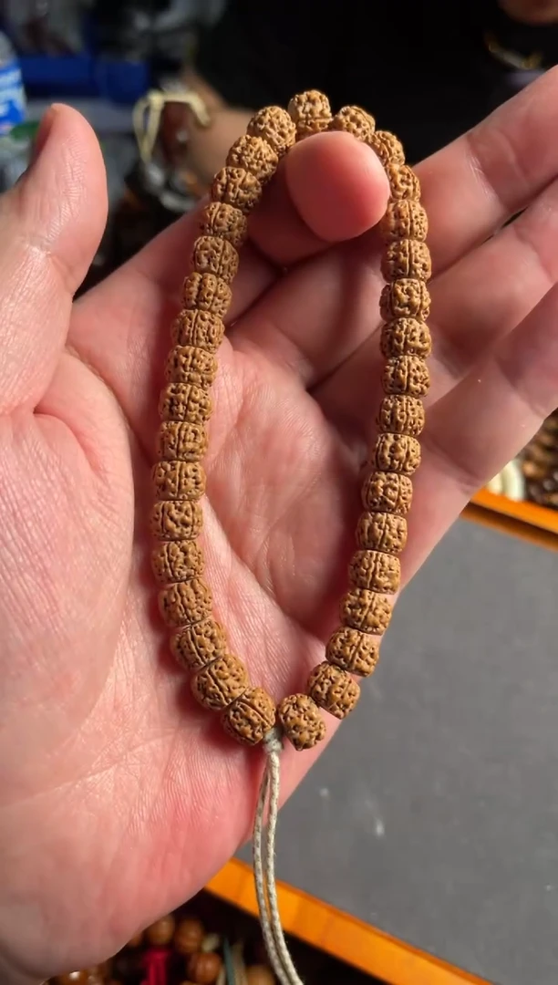 金刚菩提手串王胖子文玩工作室蜂窝双龙手持