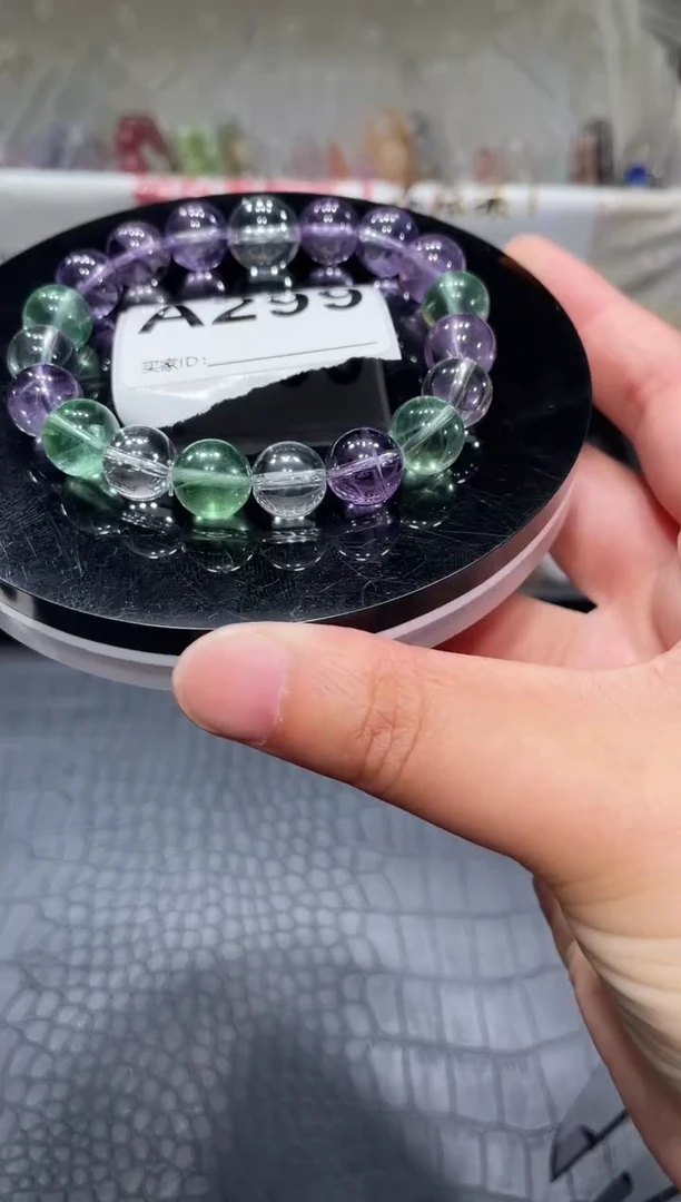 未镶嵌手链水晶A299 紫水设计款10