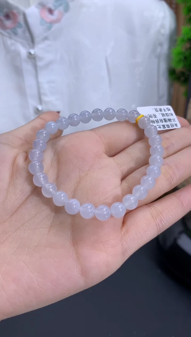 【闪购商品】翡翠手链未镶嵌卡6.5mm