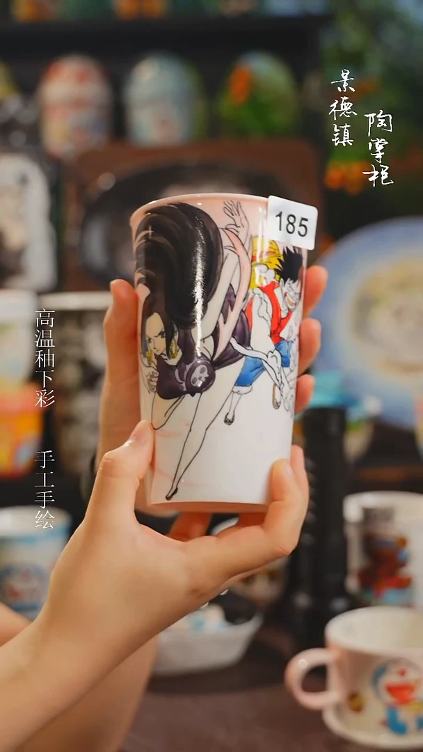 景德镇高温釉下彩纯手工手绘185