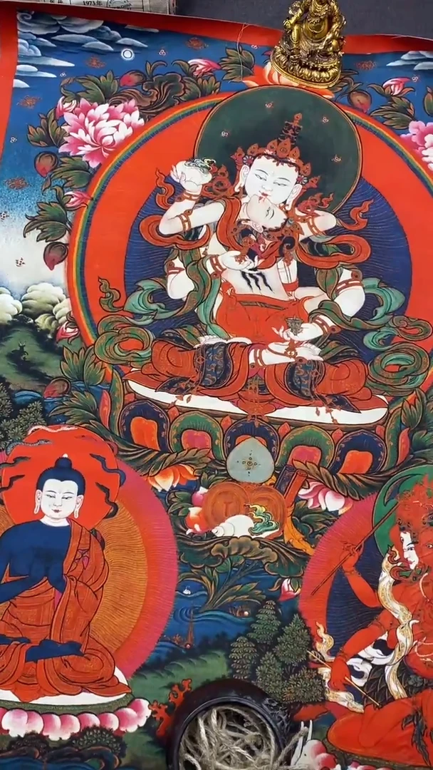 卷轴画王姬藏传唐卡艺术品