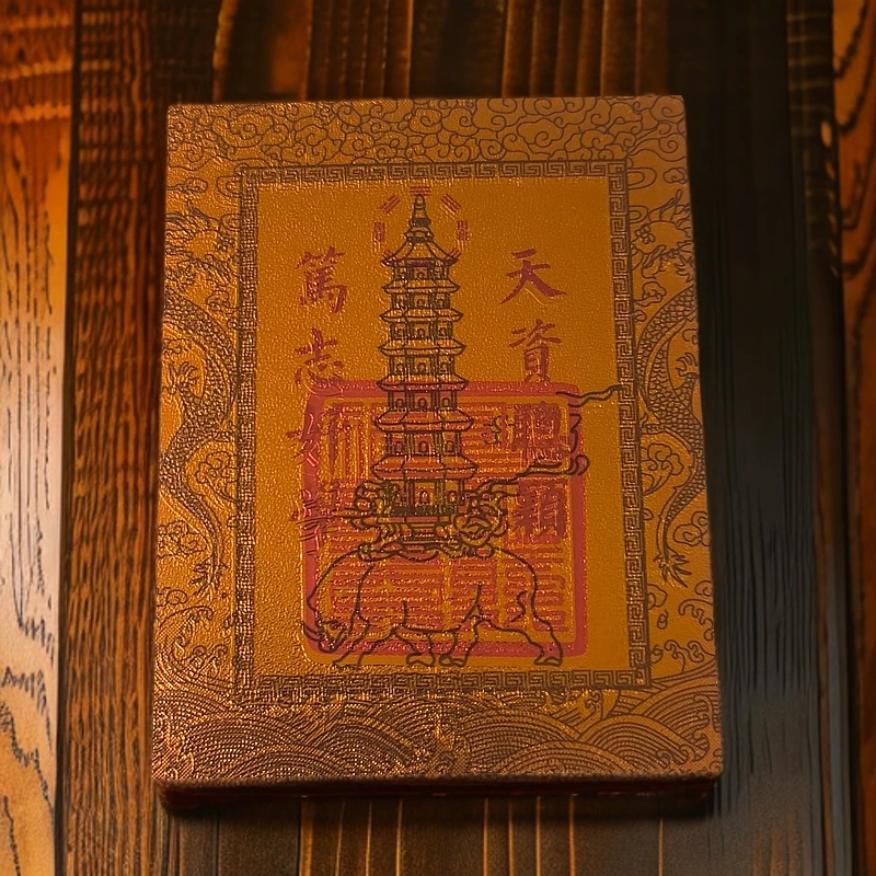 【七层/九层/十三层】文昌塔仿金箔材质文昌塔手机贴家居贴饰品k