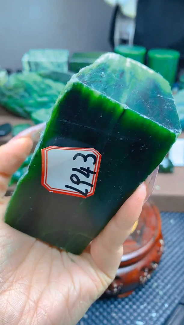 【闪购商品】和田玉（碧玉）珠宝半成品未镶嵌1