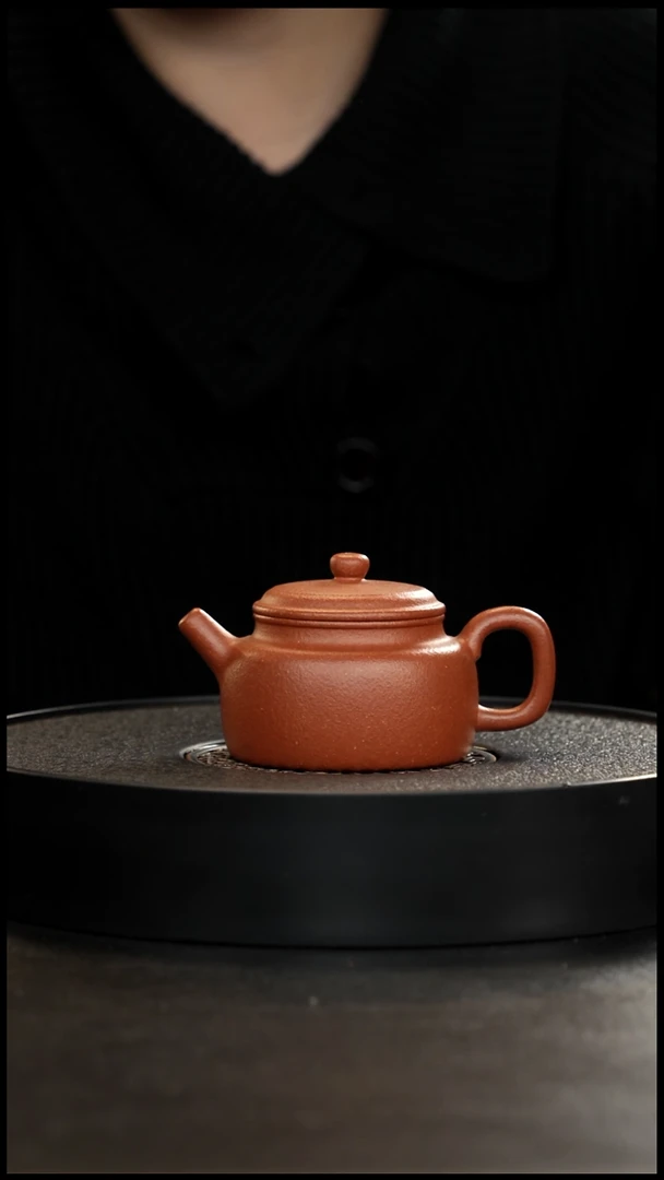 茶壶紫砂特价精挑24目满砂红降坡德中150cc