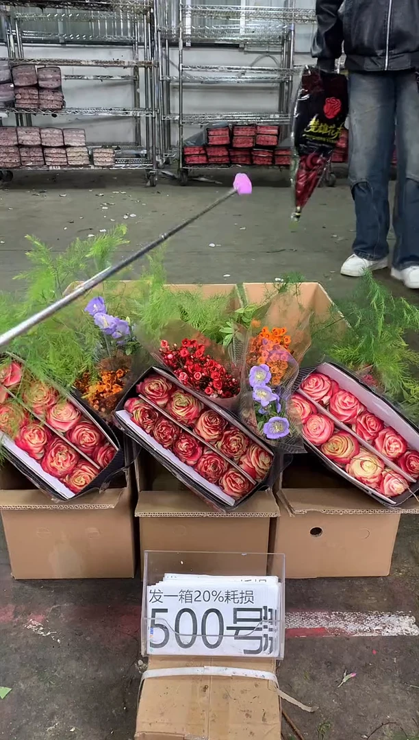 500号♥中通含20%耗损发一箱鲜花