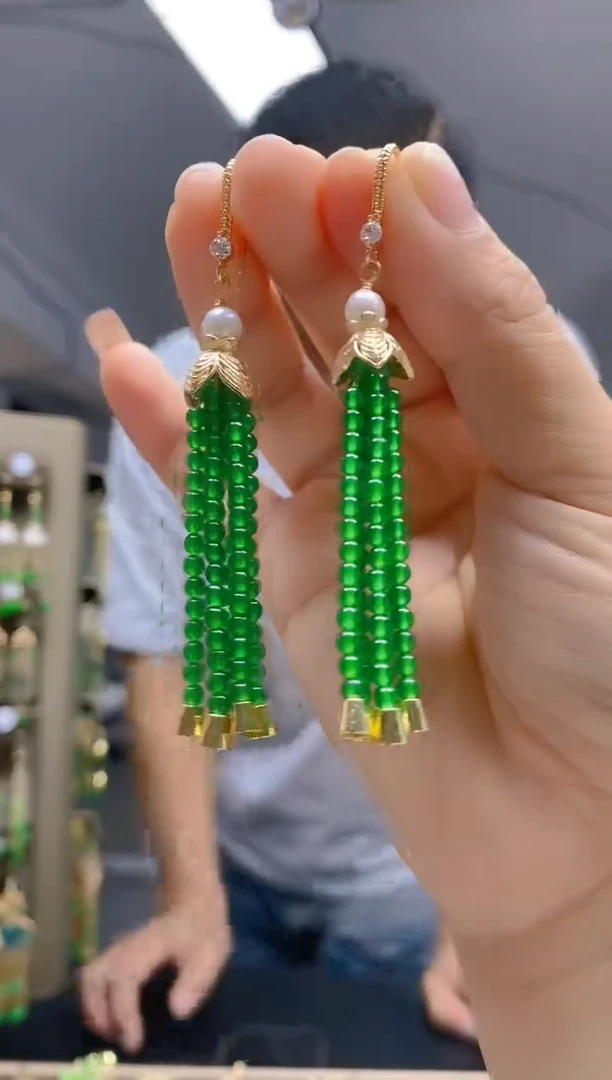 【闪购商品】玛瑙/玉髓耳饰合金062玛瑙饰品