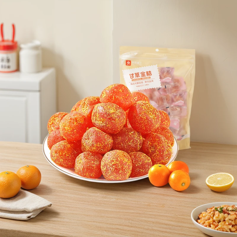 良品铺子甘草金桔400g×1袋春季滋润甘草清爽清润金桔健康大份量
