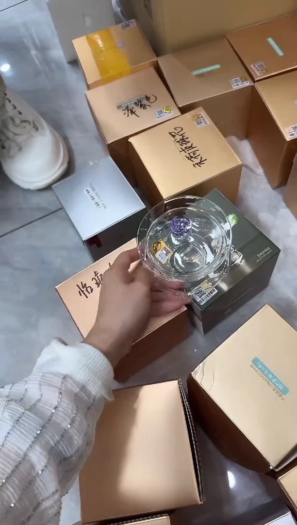 @@禾器禅语盖碗浅紫色（无盒）
