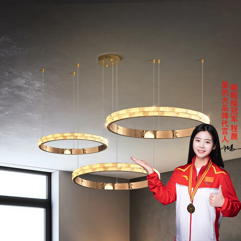 【包安装】轻奢水晶吊灯现代简约大气客厅灯奢华高档卧室餐厅灯主灯