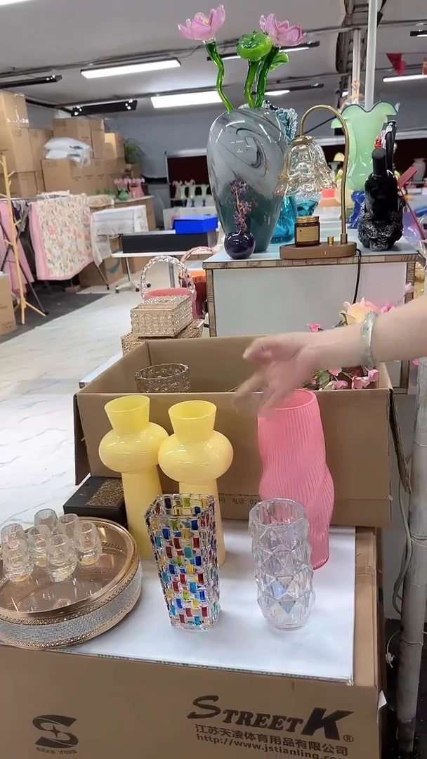 琉璃手工艺品花瓶花器F-4随机