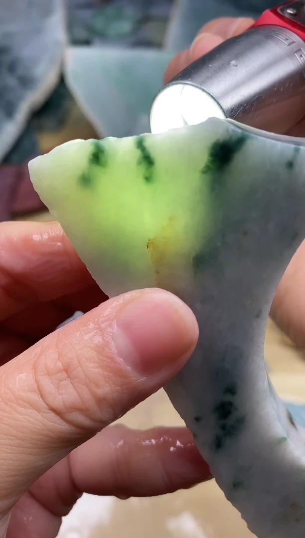 裸石翡翠缅甸翡翠A货489
