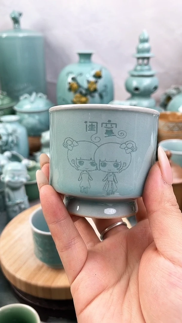 全手福利款 慧仙青瓷 瓷器